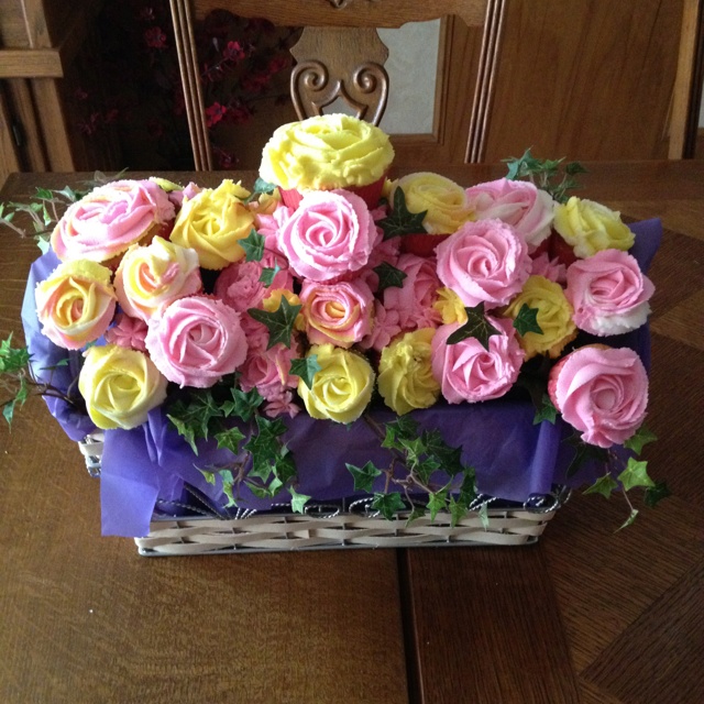 Cupcake Flower Arrangements