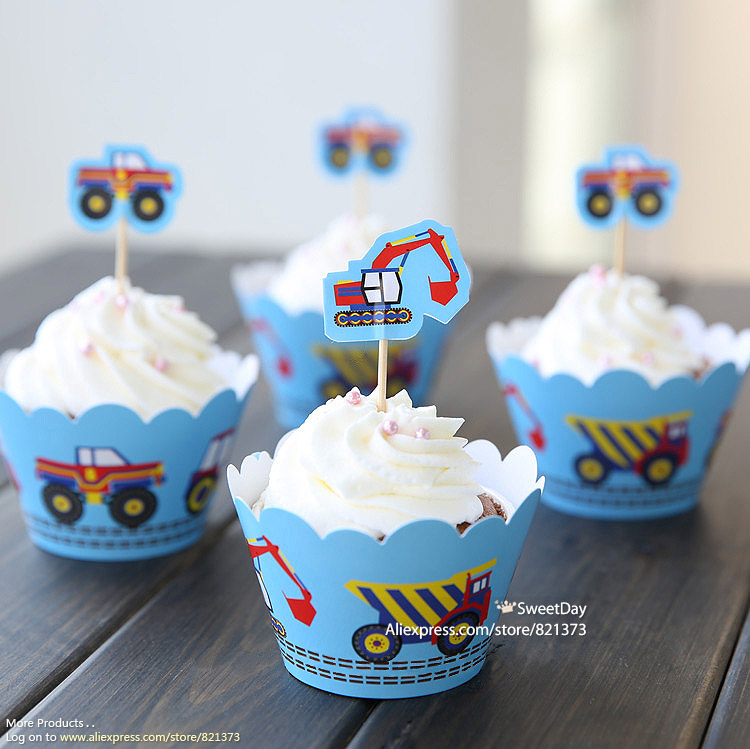 Cupcakes for Boys Birthday Party