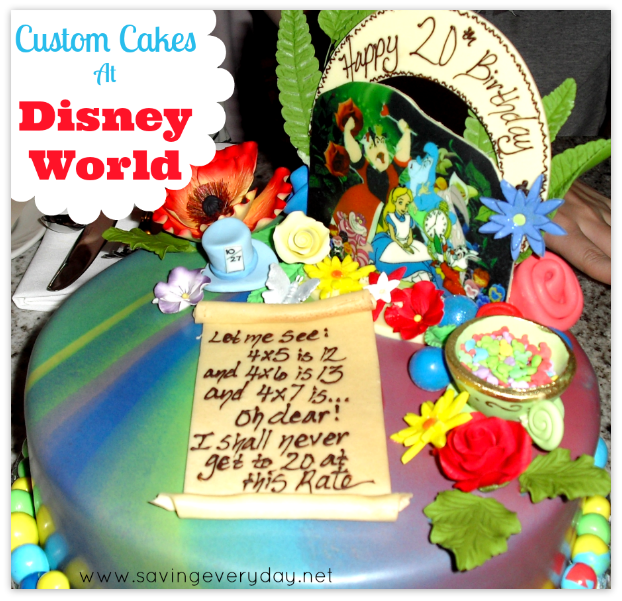 Custom Cakes at Disney World Custom Cakes at Disney World
