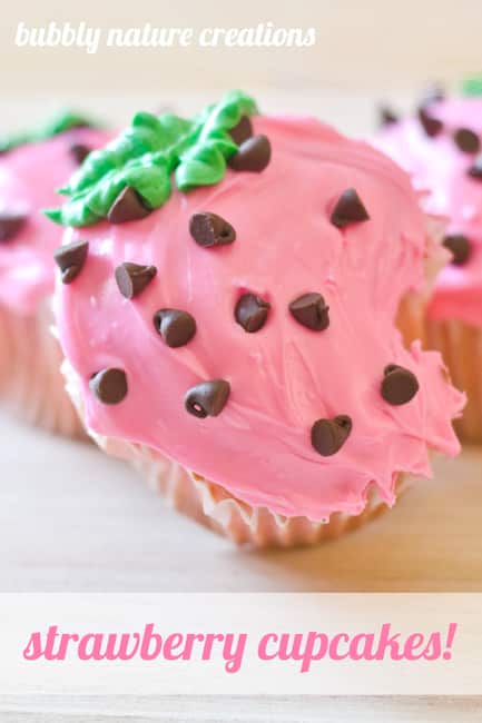 Cute Strawberry Cupcakes