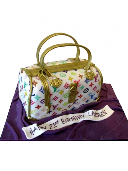 Designer Purse Birthday Cake