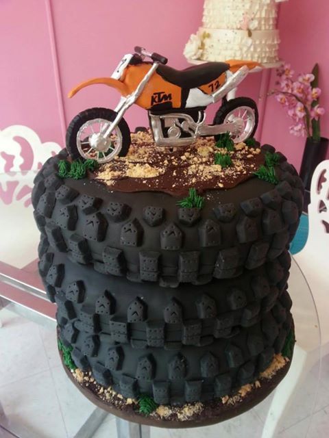 Dirt Bike Cake