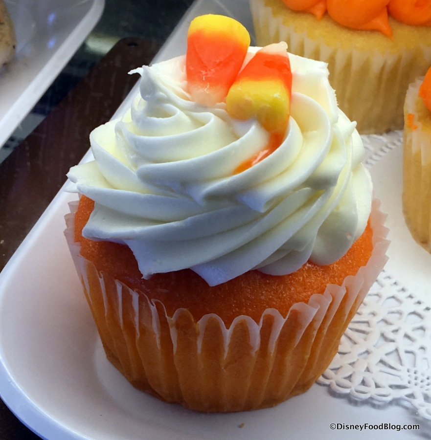 Disney Halloween Candy Corn Cupcakes