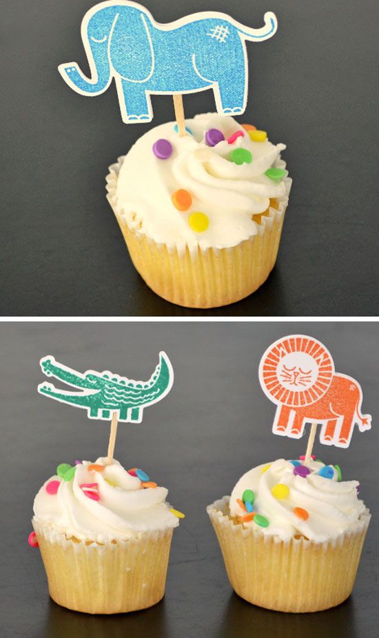 DIY Boy Baby Shower Cupcake Topper Ideas