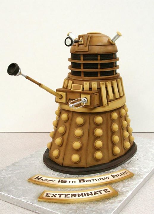 Doctor Who Dalek Birthday Cake