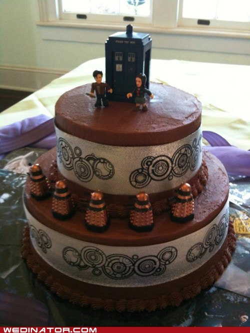 Doctor Who Wedding Cake