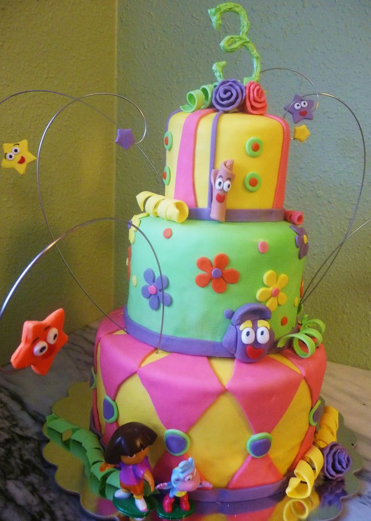 Dora Explorer Birthday Cake Dora Explorer Birthday Cake