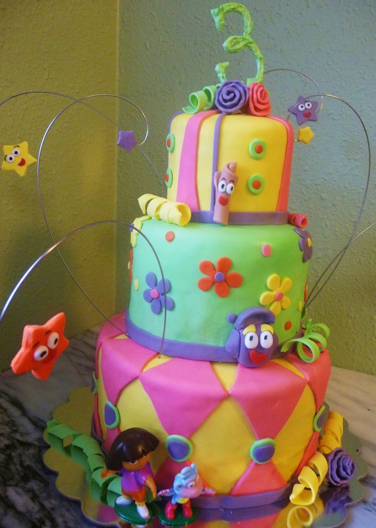 Dora Explorer Birthday Cake