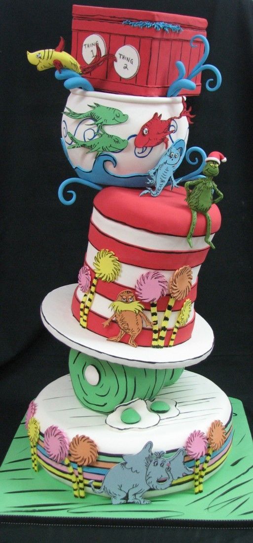 Dr. Seuss Cake Dr. Seuss Cake