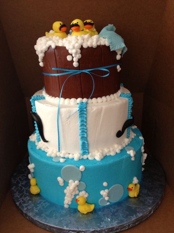 Duck Theme Baby Shower Cake