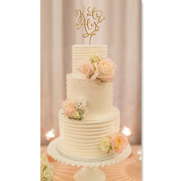 Elegant Wedding Cake Toppers