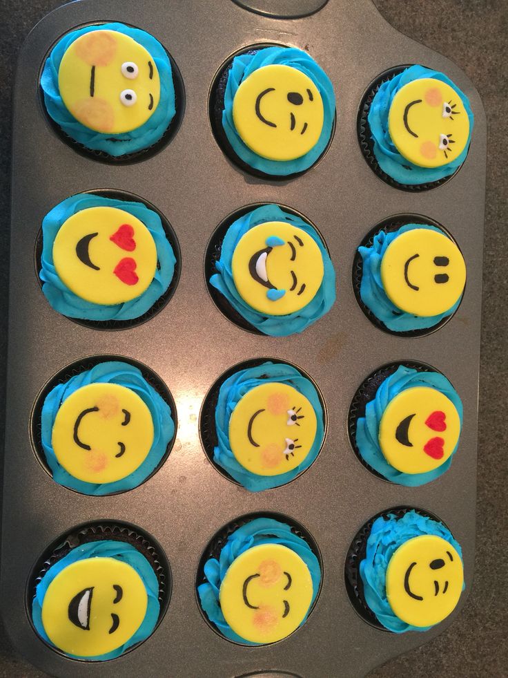 Emoji Cupcakes Emoji Cupcakes