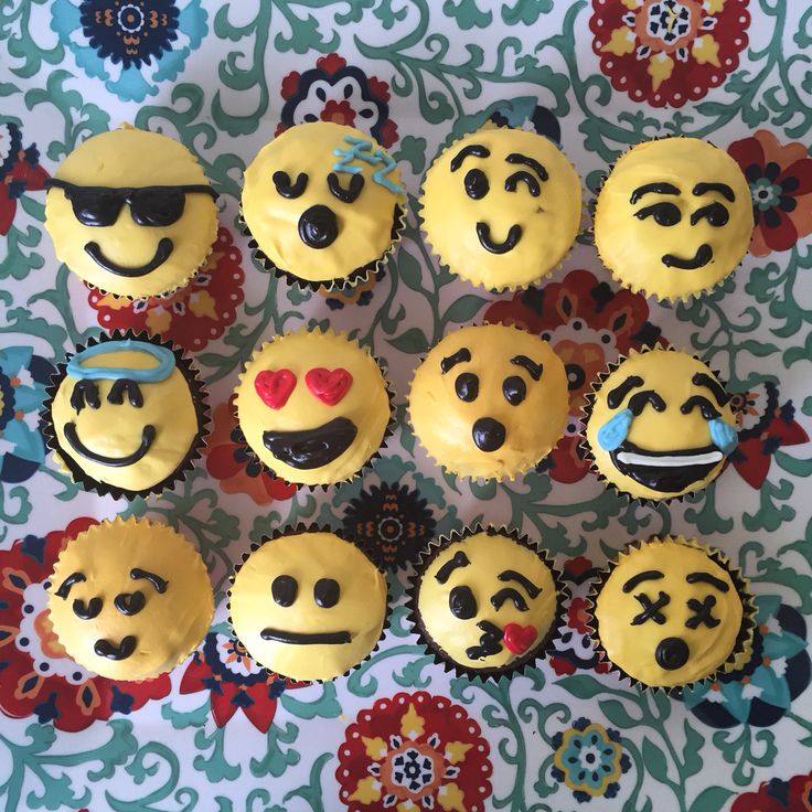 Emoji Cupcakes Emoji Cupcakes