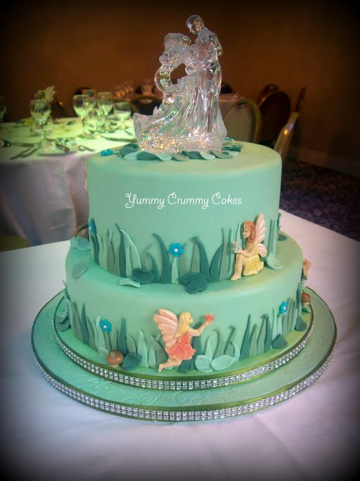 Fairy-Themed Wedding Cake