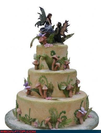 Fairy Wedding Cake Topper