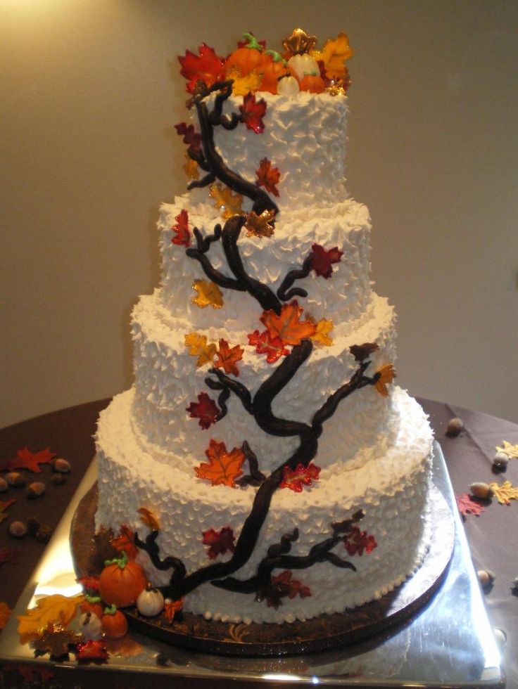 Fall Wedding Cake Ideas