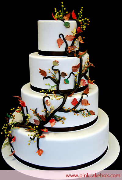 Fall Wedding Cake