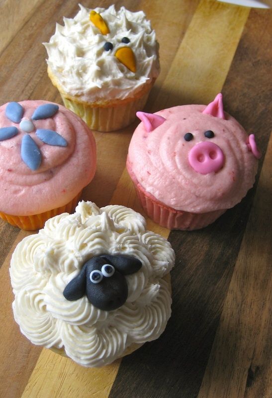 11 Photos of Cute Farm Animal Cupcakes 11 Photos of Cute Farm Animal Cupcakes