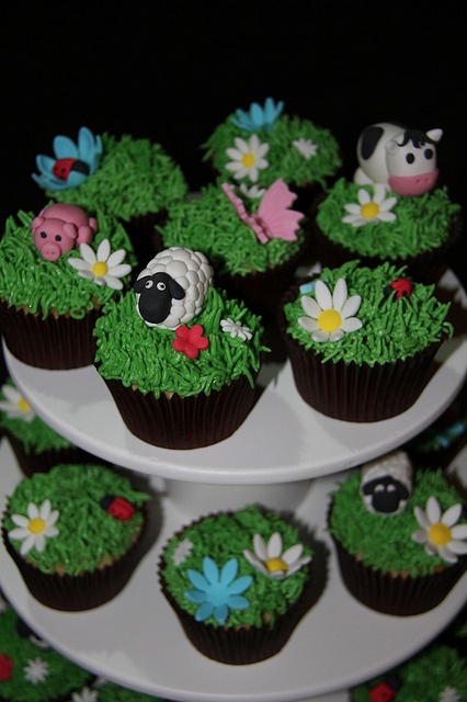 Farm Animal Cupcakes