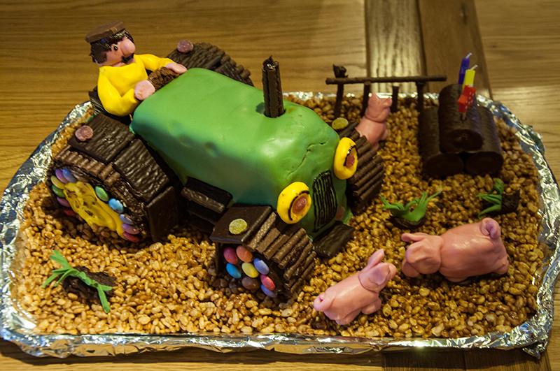 Farm Birthday Cake