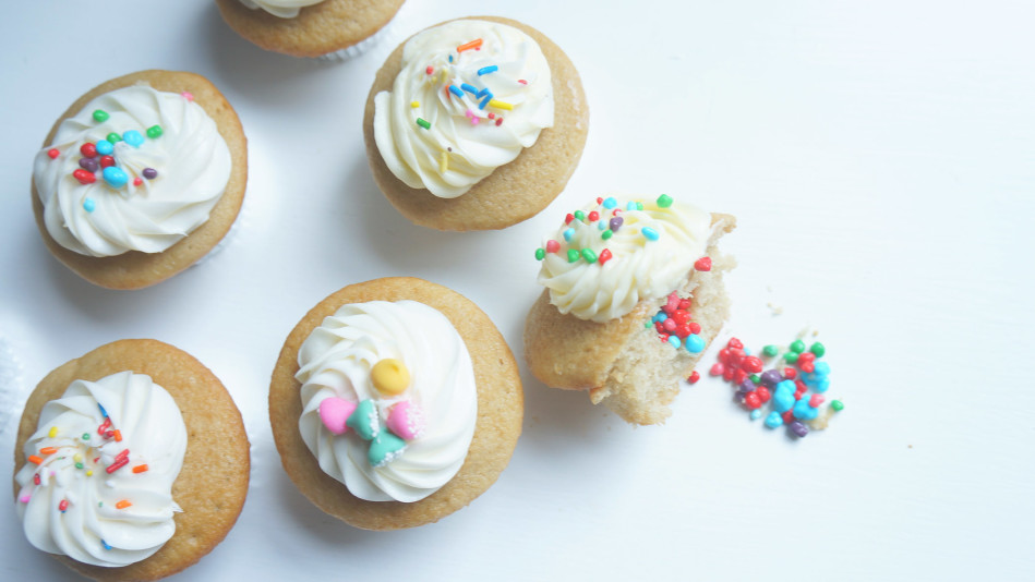 Filled Cupcake Recipe with Candy