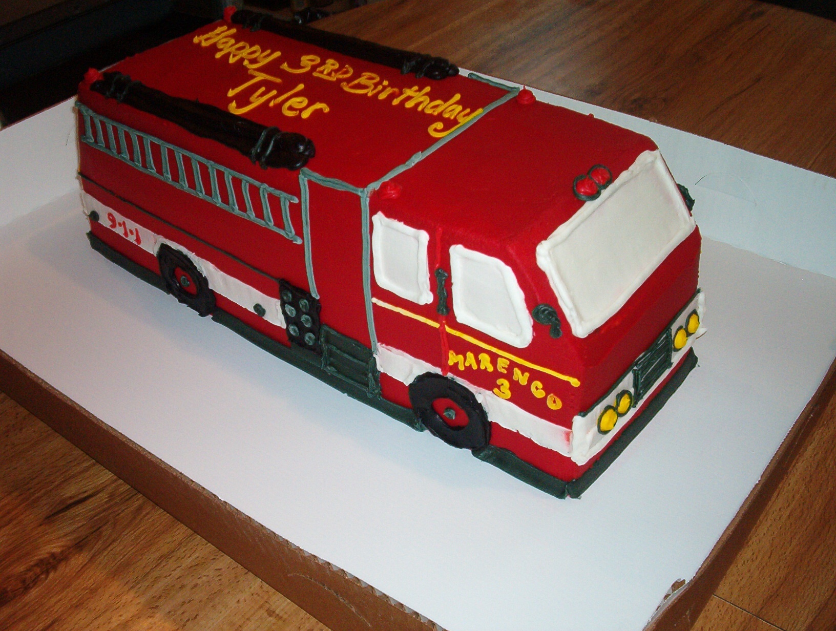 Fire Truck Birthday Cake Ideas