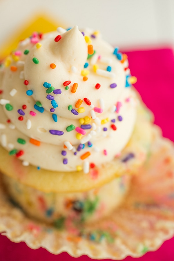 Funfetti Cupcakes From Scratch