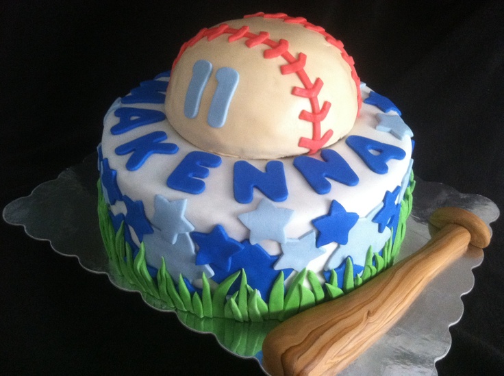 Girls Softball Birthday Cake Ideas