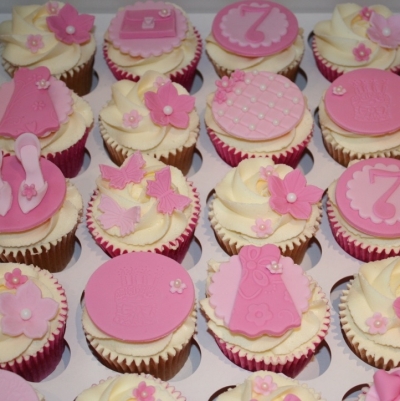 Girly Cupcake Cake Girly Cupcake Cake