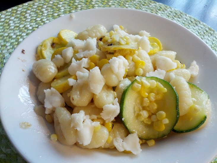 Gnocchi with Squash and Corn