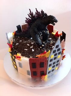 Godzilla Birthday Cake Ideas