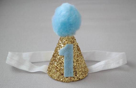 Gold Cone Birthday Hat Gold Cone Birthday Hat