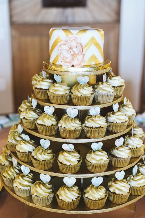 Gold Wedding Cupcakes Gold Wedding Cupcakes