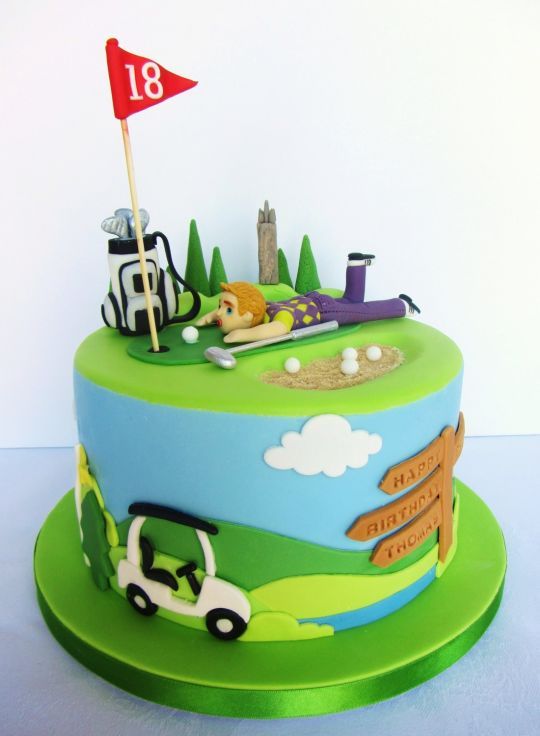 Golf Birthday Cake Ideas Golf Birthday Cake Ideas