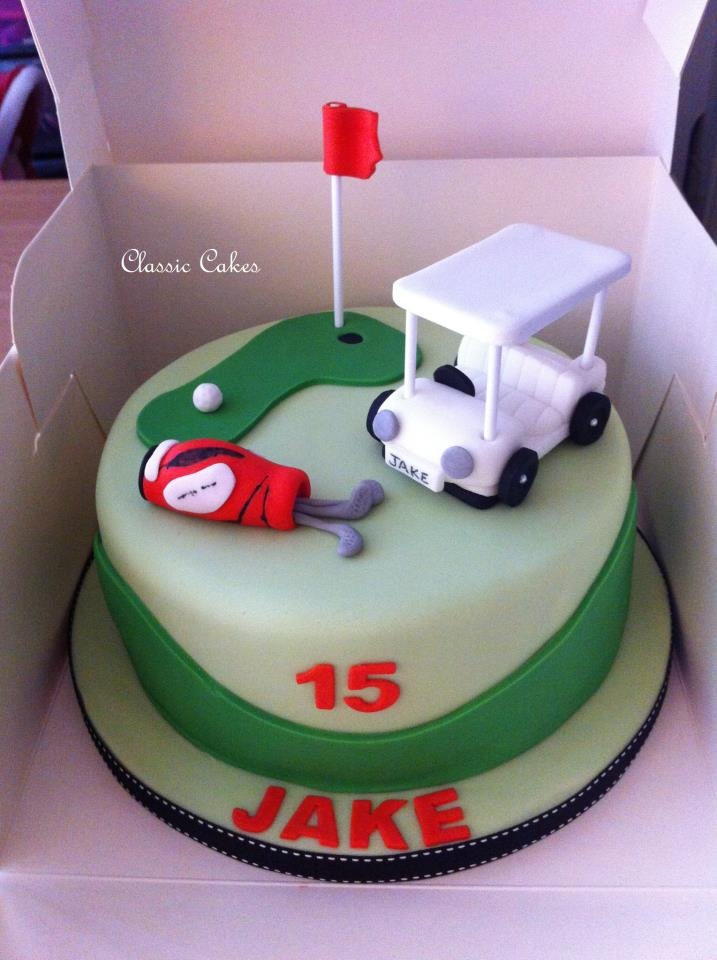 Golf Birthday Cake Golf Birthday Cake