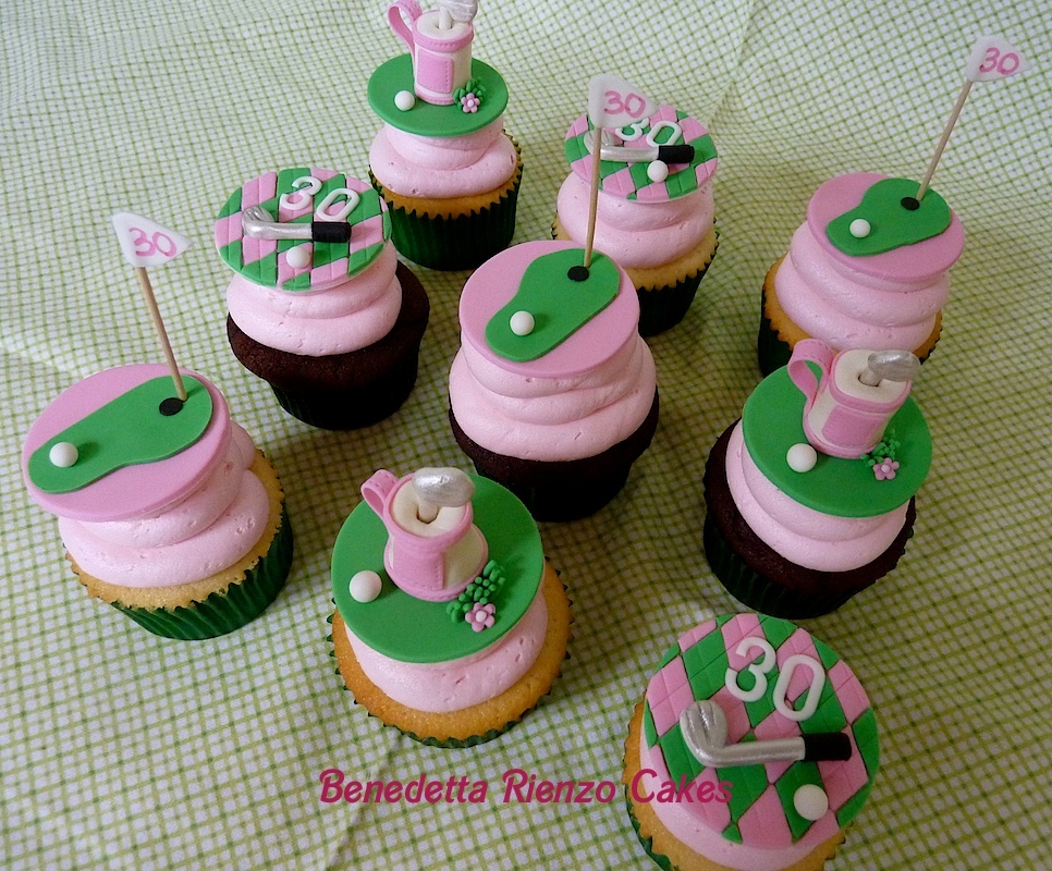 Golf Cupcake Cake Ideas