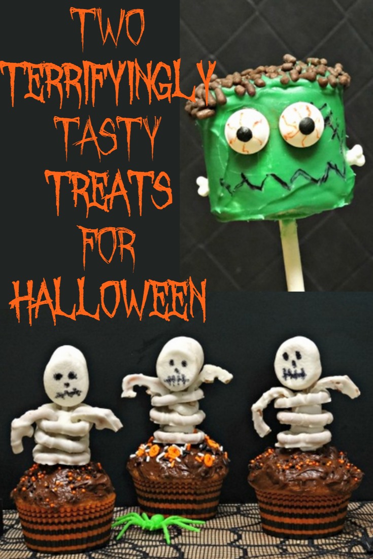 Halloween Frankenstein Marshmallow Treats