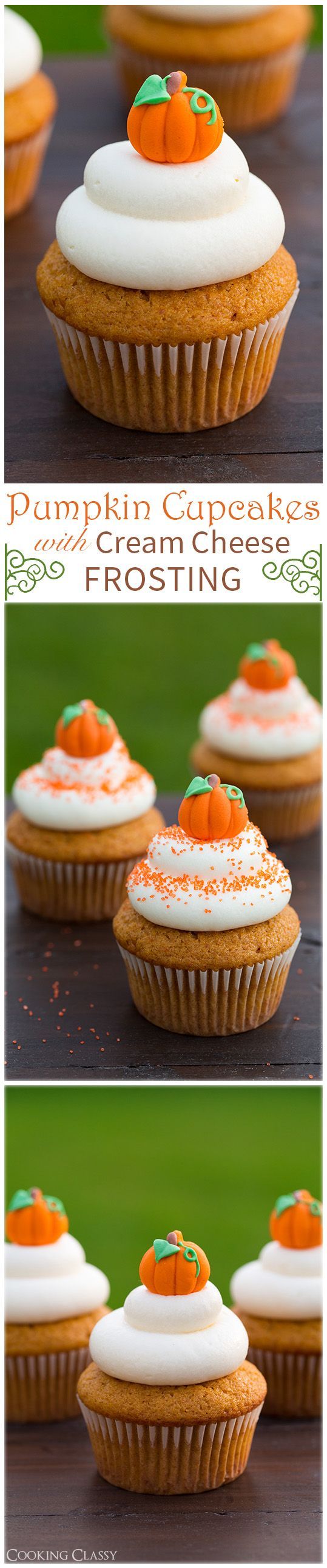 Halloween Pumpkin Cupcakes Recipe