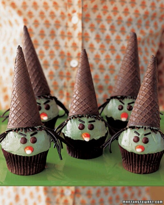 Halloween Witch Cupcakes