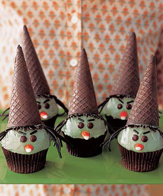 Halloween Witch Cupcakes