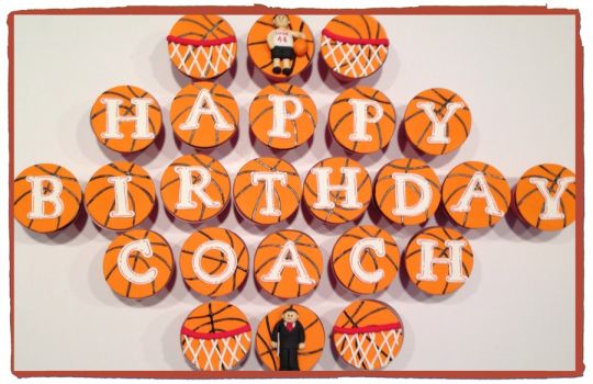 Happy Birthday Cakes Basketball Coach