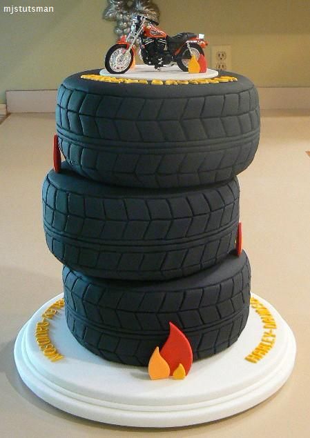 Harley-Davidson Wedding Cake