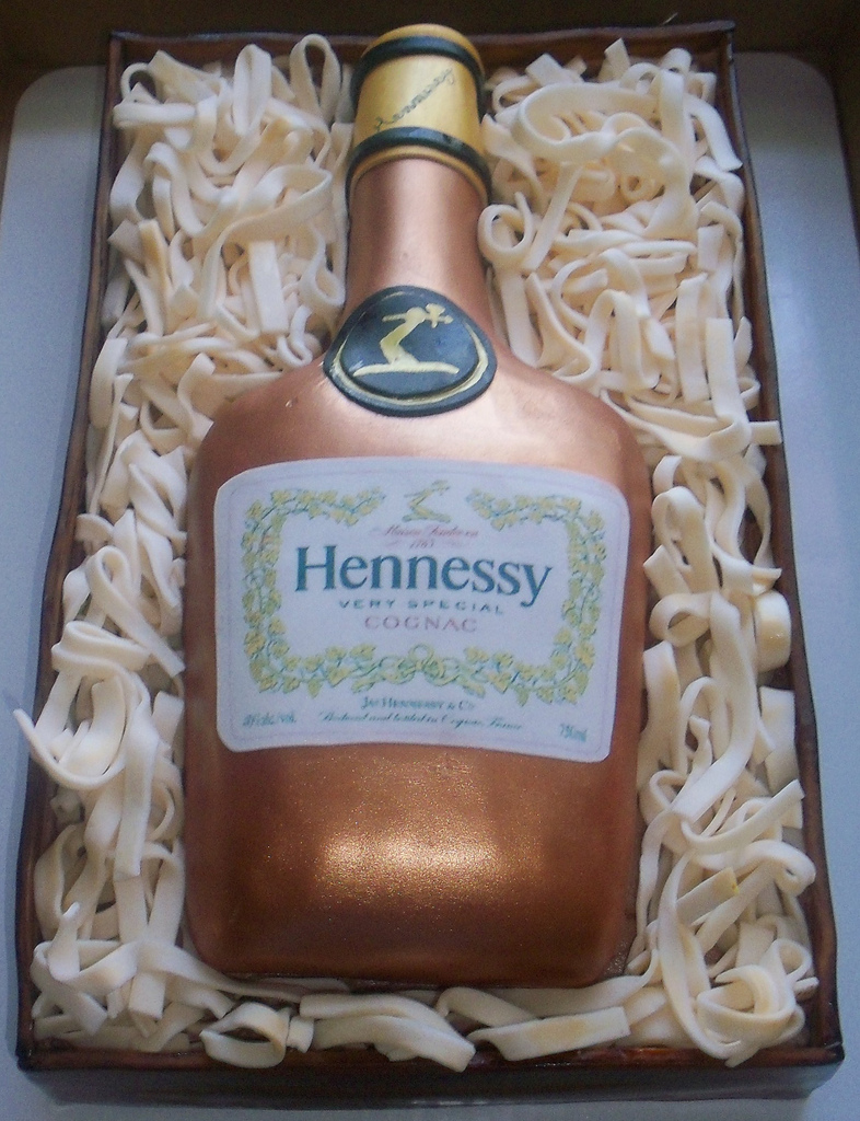 Hennessy Birthday Cake