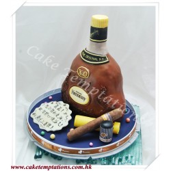 9 Photos of 3D Hennessy Cakes
