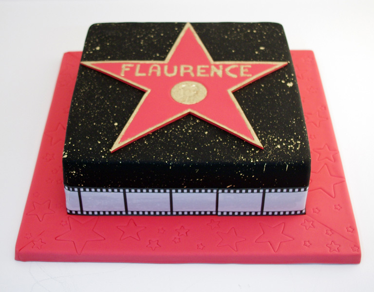 Hollywood Star Cake