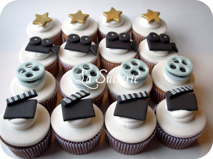 Hollywood Themed Cupcakes Hollywood Themed Cupcakes