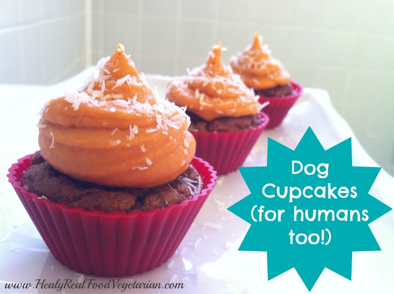 Homemade Dog Cupcakes