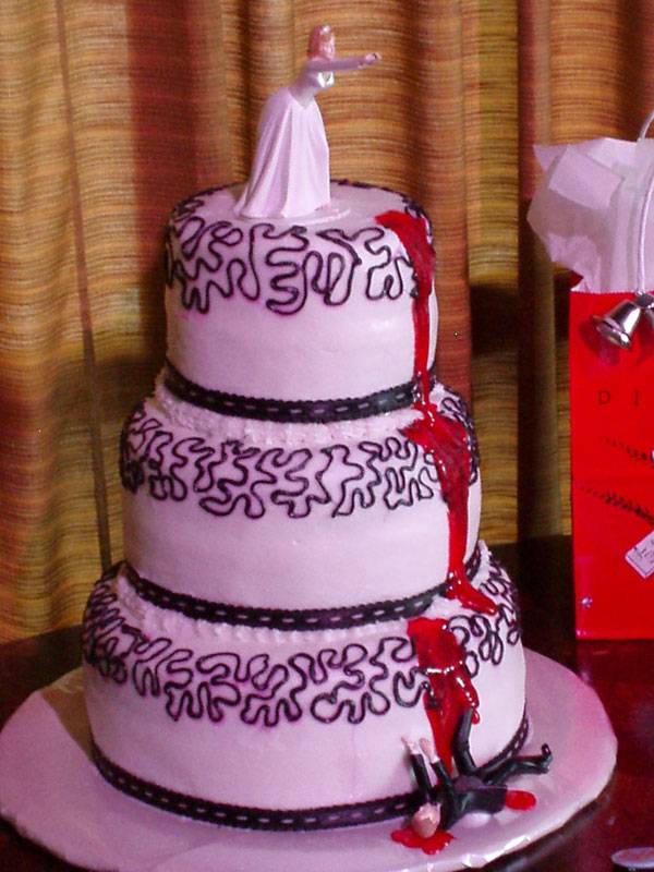 Horror Wedding Cakes