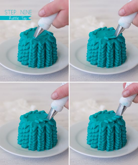 How to Make with Ruffle Icing Cake