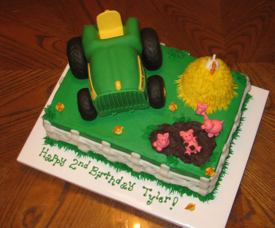 John Deere Tractor Cake